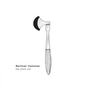 Berliner Percussion/Reflex Hammer, With Solid Rubber Head 17 CM
