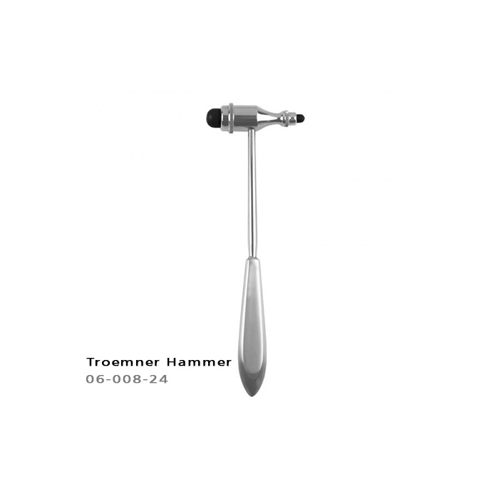 Troemner Percussion/Reflex Hammer, With Solid Rubber Heads
