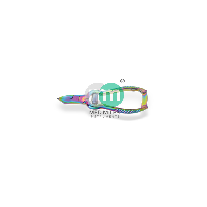 Nail & Cuticle Nipper, Titanium Coated, Oval Shape 120 mm