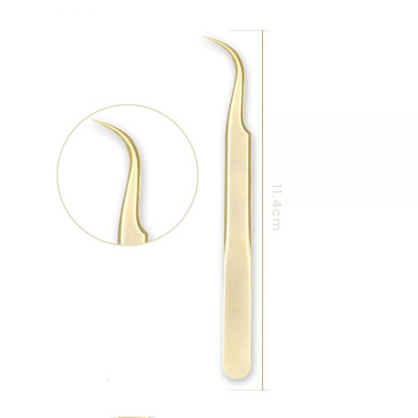 Cheapest Factory wholesale price custom white eyelash tweezers bulk eyelash tweezers - Image 5