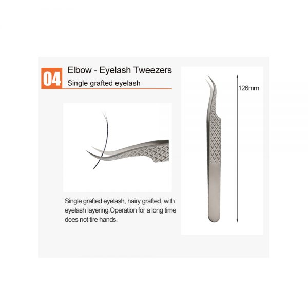 2021 beauty tweezers colored eyebrow tweezers private label Stainless steel eyelash forceps pointed tweezers - Image 2