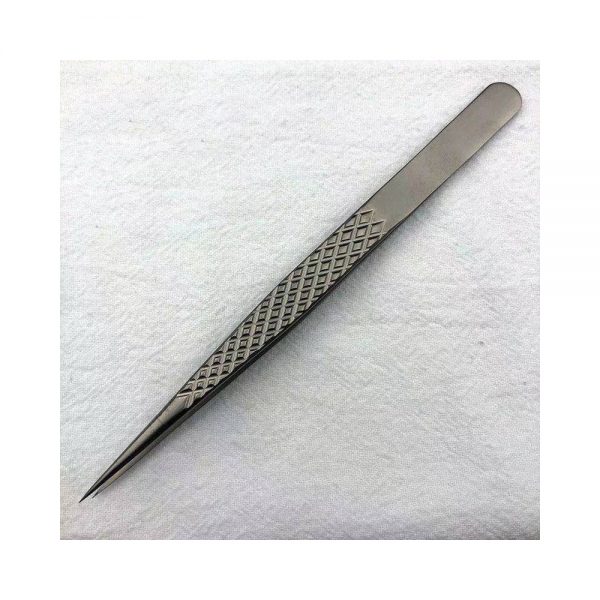 Wholesale Titanium tweezers lozenge grain Stainless Steel Private Label Eyelash Tweezers other eyelashes & tools - Image 5