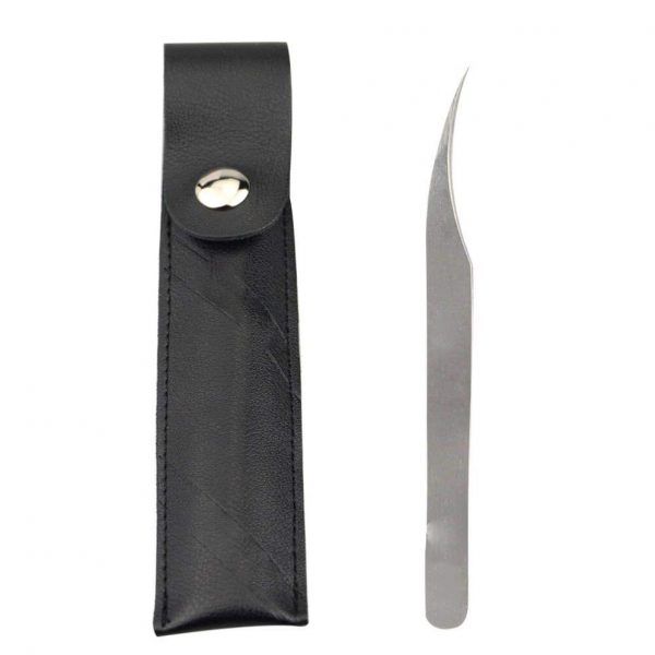 Eyelash Extension Tweezers with Custom Brand Name Russian Volume Eyelash Extensions Tweezers Korea Stainless Steel Pointed - Image 2