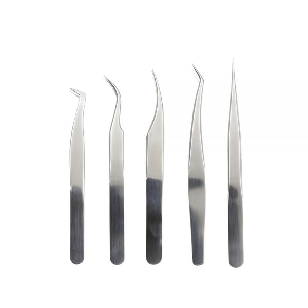Stainless Steel colorful customized tweezers custom tweezers amzon pointed eyelash tweezers logo - Image 4