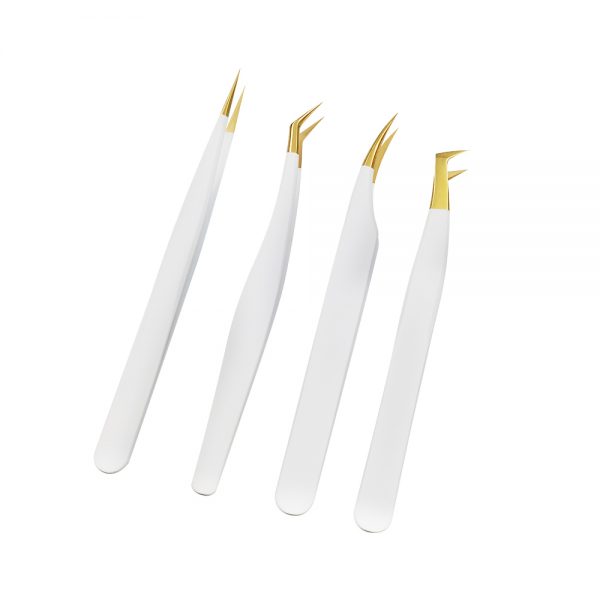 Wholesale 45 Degree Private Label Eyelash Tweezers Extensions Volume Eyelash Extension Eyelash Tweezers