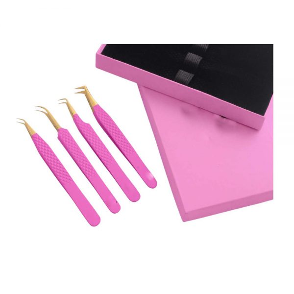Custom Lash Tweezers Eyelash Extension Kit Tweezers Private Label Eyelash Applicator - Image 3