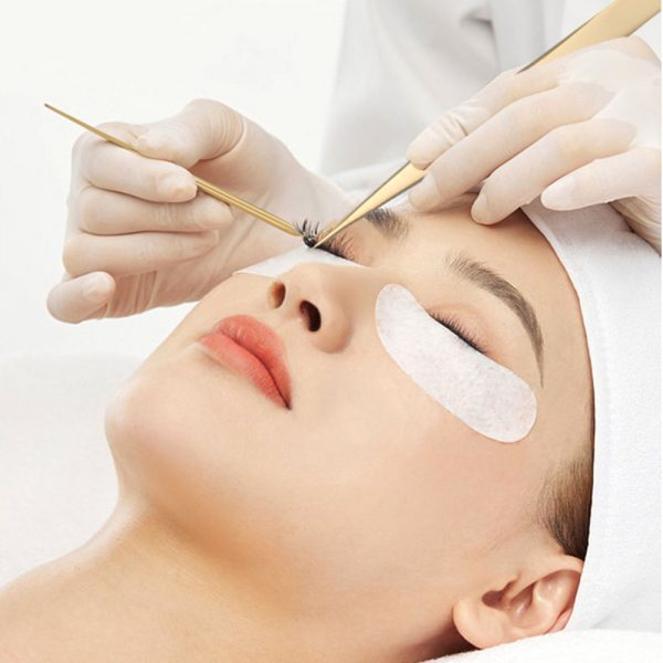Women beauty cosmetic tools high quality stainless steel eyelash tweezers - Image 2