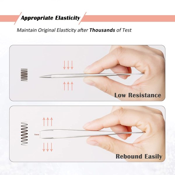 stainless steel Mink eyelash extension tweezers professional Volume Eye Lashes Tweezers make up tool eyebrow tweezer - Image 4