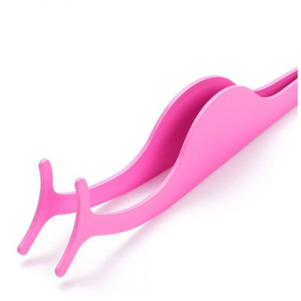 Eyelash Tweezers Pro Fake Eye Lash Applicator Eyelash Extension Curler Nipper Clip Clamp Makeup Forceps Tools - Image 2