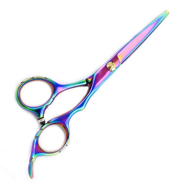 Rainbow Finish Hairs Care Scissor by Niobium Enterprises / Professional Hairs Cutting Scissor - Image 4