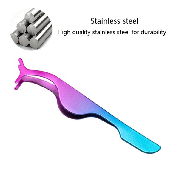 Custom Logo Eyelash Tweezers Beauty Supplies Private Label Tweezers Eyelash Extension Tweezers - Image 5