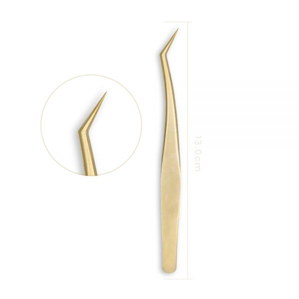 Cheapest Factory wholesale price custom white eyelash tweezers bulk eyelash tweezers - Image 3