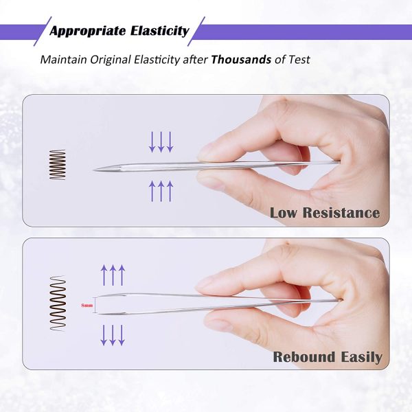 Professional Stainless Steel lashes tweezers Volume Tweezers light weight eyelash extension tweezers - Image 2
