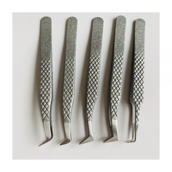 Volume Lashes 45 degree Tweezers Professional Eyelash Extensions - Image 2