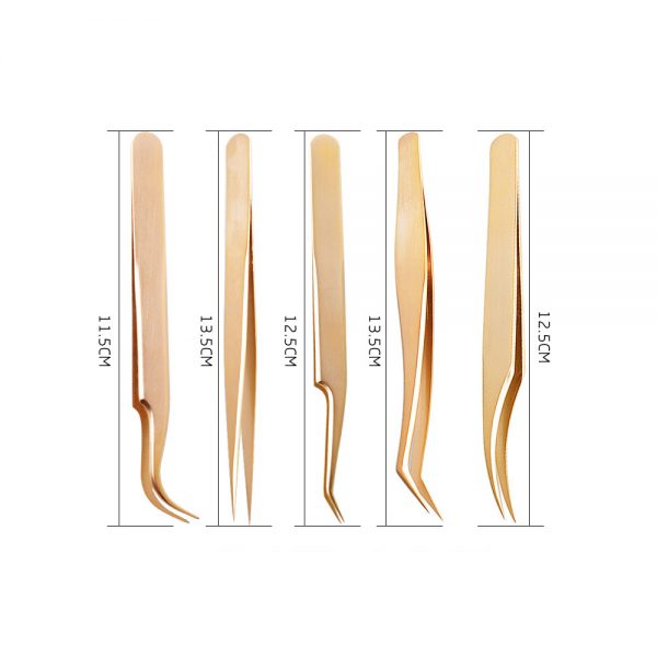 1/6 Wholesale Lash Tweezers Set Best Selling Volume Eyelash Tweezers High Quality Tweezer - Image 3