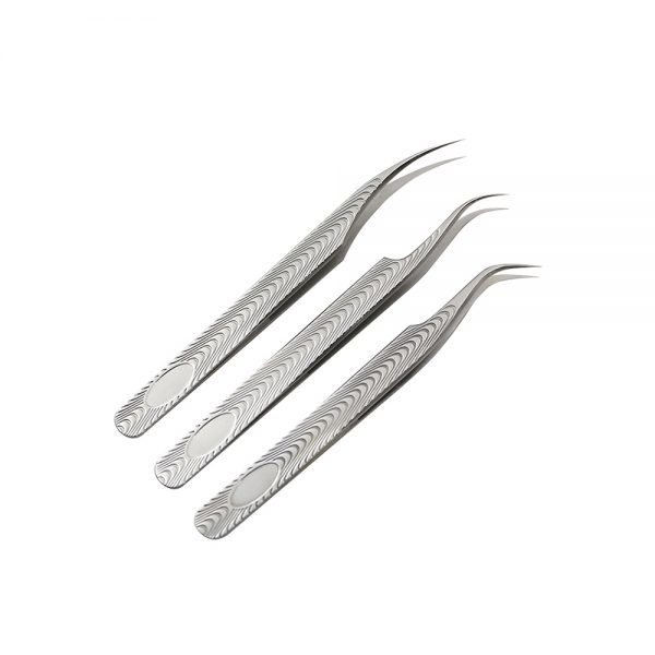Top Quality 45 Degree Private Custom Label Eyelashes Tweezers And Stainless Steel Eyelash Extensions Tweezers - Image 5