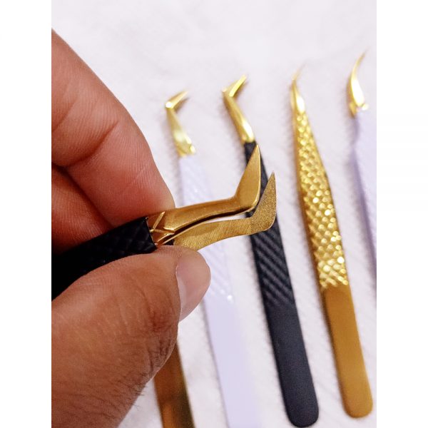 Best Tweezers For Eyelash Extensions Stainless Steel Eyelash Extension Tweezers - Image 4