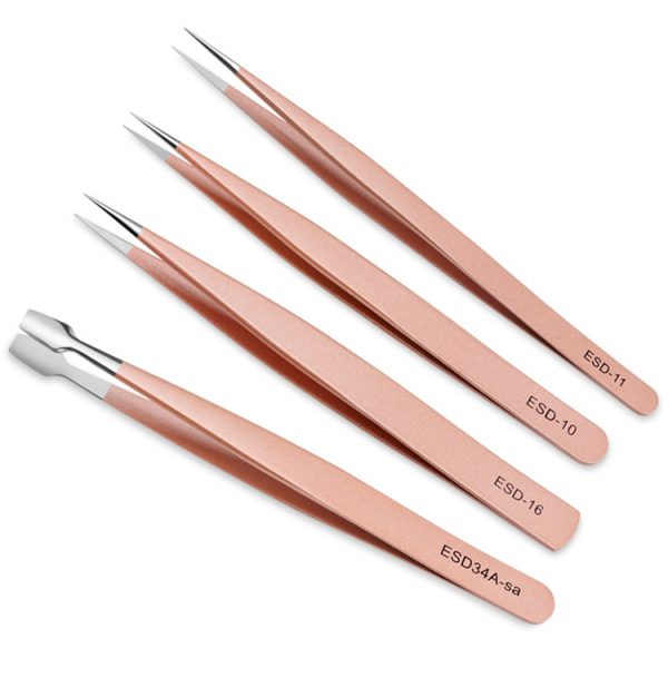 Custom Laah Tweezers Stainless Steel Lash Eyelash Lahes Tweezers Custom Logo Beauty Tweezers - Image 3