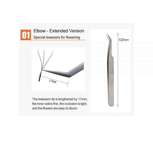 2021 beauty tweezers colored eyebrow tweezers private label Stainless steel eyelash forceps pointed tweezers - Image 6