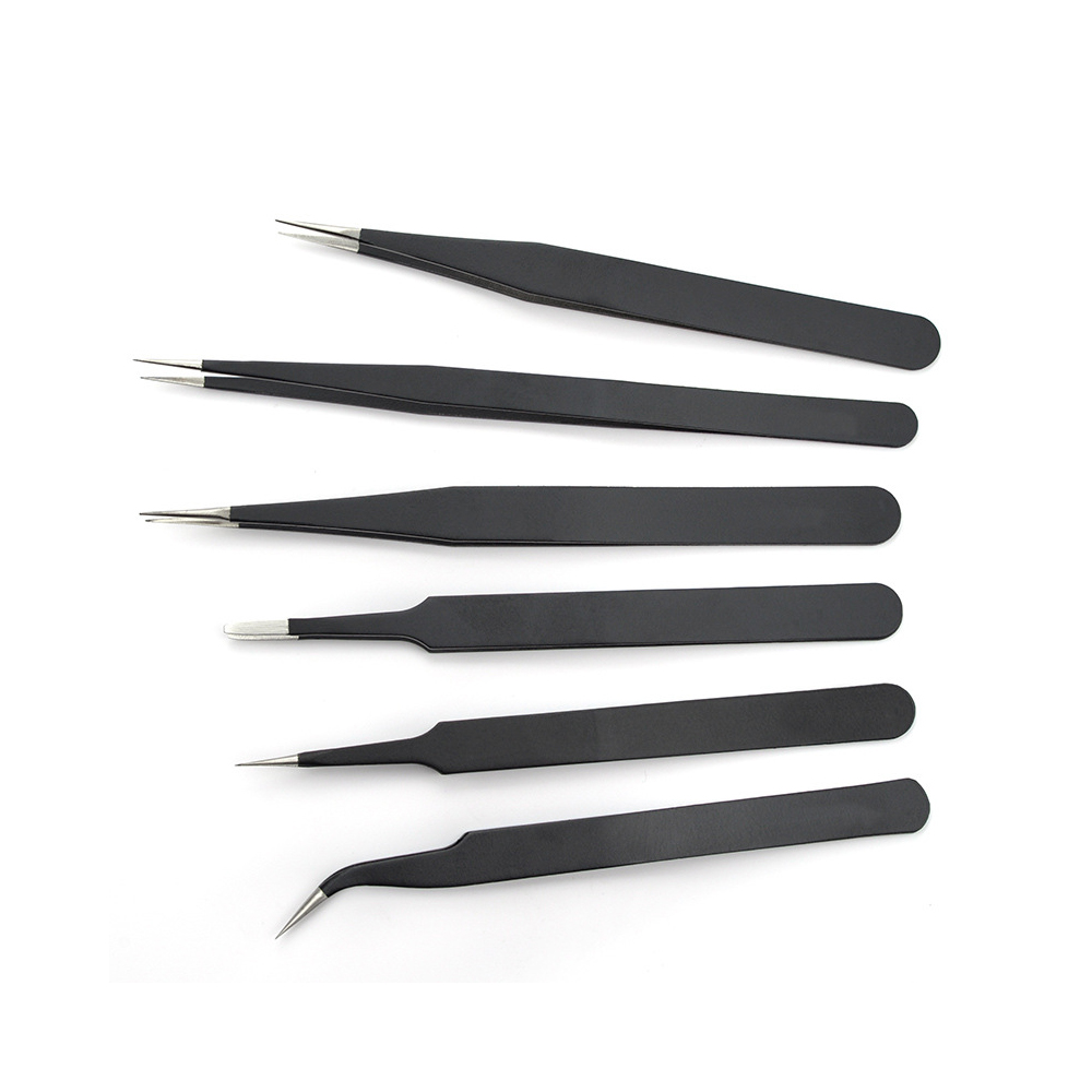 1/5 90 degree volume eyelash application kit straight eyelash extension tools tweezers