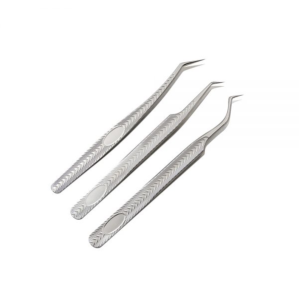 Top Quality 45 Degree Private Custom Label Eyelashes Tweezers And Stainless Steel Eyelash Extensions Tweezers - Image 3