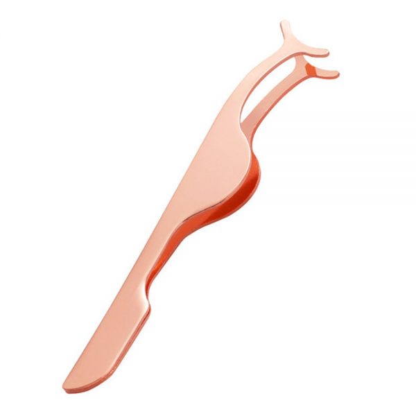 OEM Custom Logo Eyelash Tweezers Stainless Steel Eye Lash Applicator Eyelash Tools - Image 3