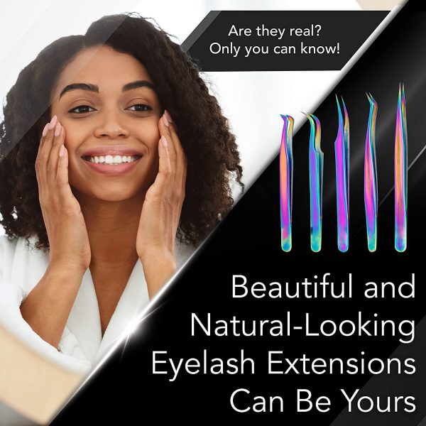 Wholesale Lash Tweezers Set Best Selling Volume Eyelash Tweezers High Quality Tweezer Case - Image 4