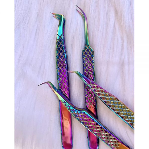 Professional Private Label Stainless Steel Eyelash Extension Tweezers With Your Own Logo Eyelash Tweezer - Image 4