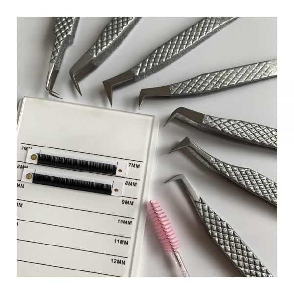 Volume Lashes 45 degree Tweezers Professional Eyelash Extensions - Image 3