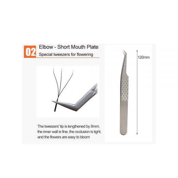 2021 beauty tweezers colored eyebrow tweezers private label Stainless steel eyelash forceps pointed tweezers - Image 5