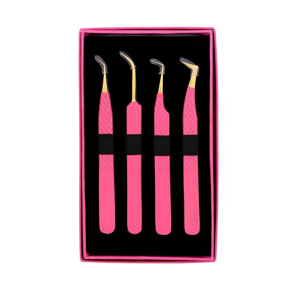 Custom Lash Tweezers Eyelash Extension Kit Tweezers Private Label Eyelash Applicator - Image 4