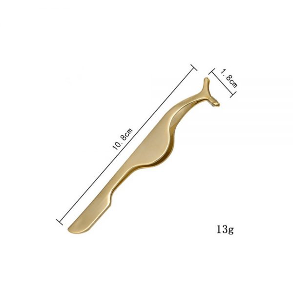 Colorful rounded Rose gold lashes tweezers Lashes applicator tweezer Private label eyelash tweezers - Image 5