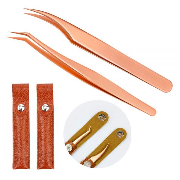 Lash Tweezers Comfortable Feeling Vetus Volume Eyelash Tweezer for Professional Lash Artists - Image 4