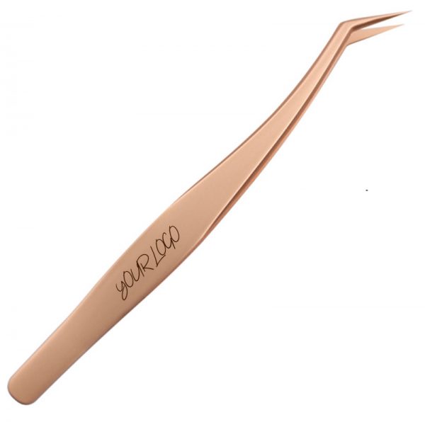 Beauty Tools Stainless Steel White Eyelash Extension Tweezers Custom Eyelash Tweezers - Image 6
