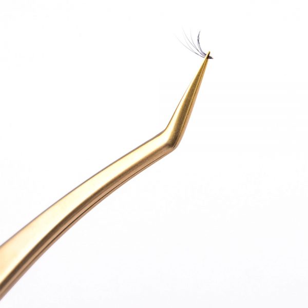 Women beauty cosmetic tools high quality stainless steel eyelash tweezers - Image 4