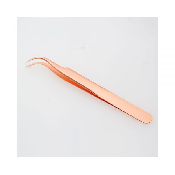New Eyelash Tweezers Professional Eyelash Aplicator Extension Tweezers Hot Sale Eyebrow Tweezers Rose Gold Russian Volume - Image 5
