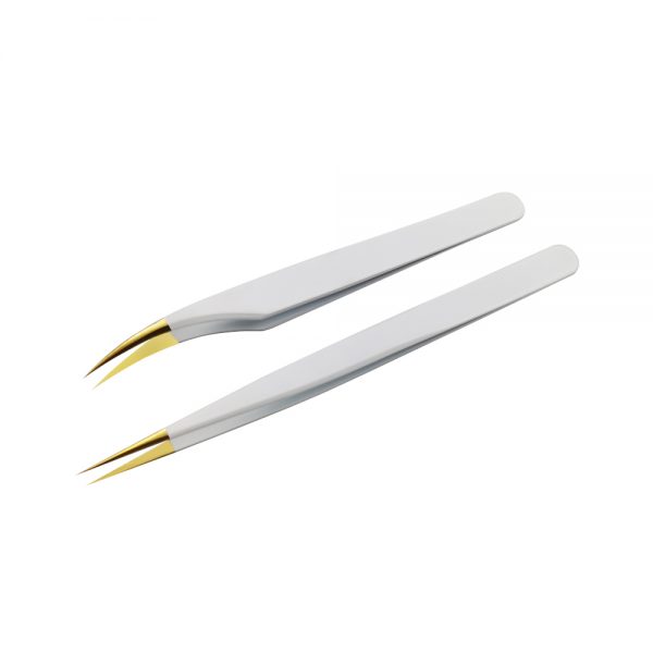 Wholesale 45 Degree Private Label Eyelash Tweezers Extensions Volume Eyelash Extension Eyelash Tweezers - Image 6