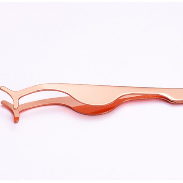 OEM Custom Logo Eyelash Tweezers Stainless Steel Eye Lash Applicator Eyelash Tools - Image 5