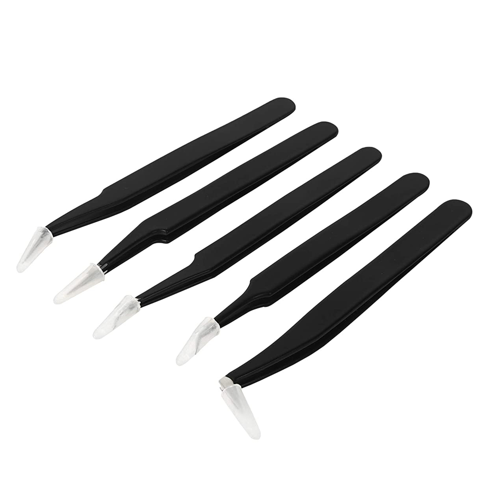 Private Label cost-effective stainless steel acid resistance eyelash extention tweezers