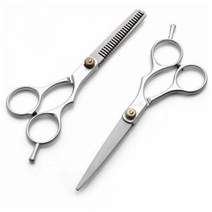 Japanese Professional 440c Hair Cutting Scissors/ Hair Cutting Scissors Half Gold Planted