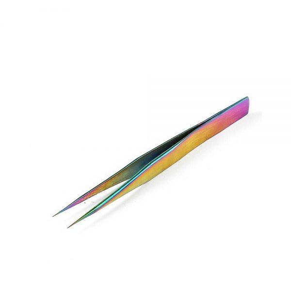 High quality eyelash tweezers custom logo private label stainless steel eyelash tweezers - Image 5