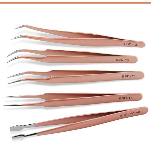 Custom Laah Tweezers Stainless Steel Lash Eyelash Lahes Tweezers Custom Logo Beauty Tweezers - Image 5