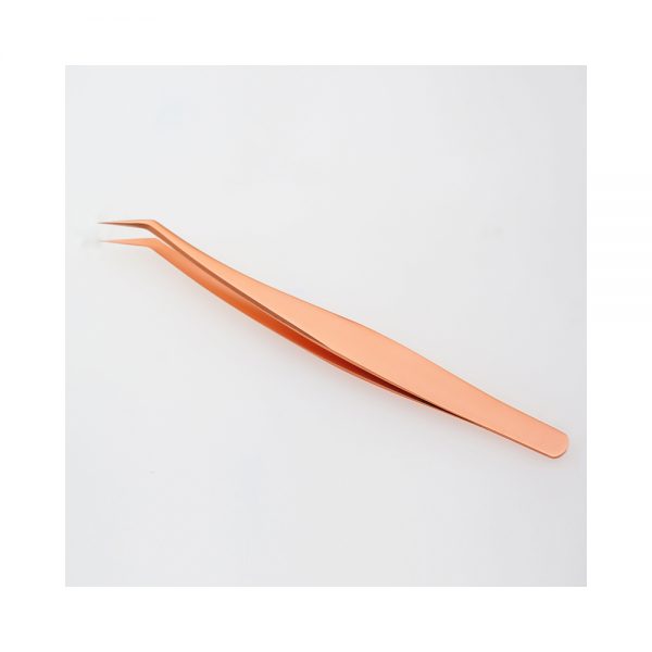 New Eyelash Tweezers Professional Eyelash Aplicator Extension Tweezers Hot Sale Eyebrow Tweezers Rose Gold Russian Volume - Image 6